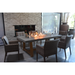 Elementi Sonoma Dining/Workshop Table - OFG201 with dining set up and wines