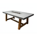 Elementi Sonoma Dining/Workshop Table - OFG201 with rocks