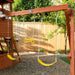 Swing of the wooden playset