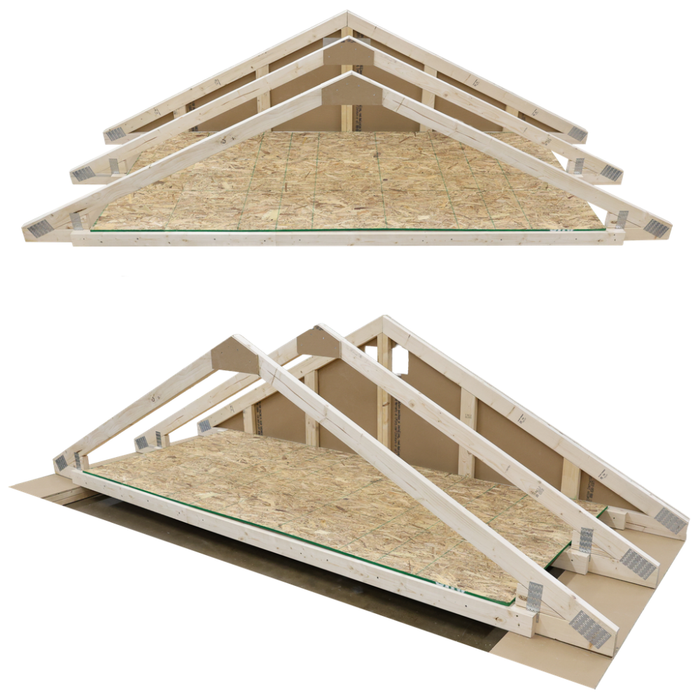 Shed loft option for ez fit kits