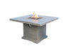 Birmingham Dining Table with rocks on flames