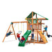 Treehouse- Outing With Trapeze Bar Swing Set with children