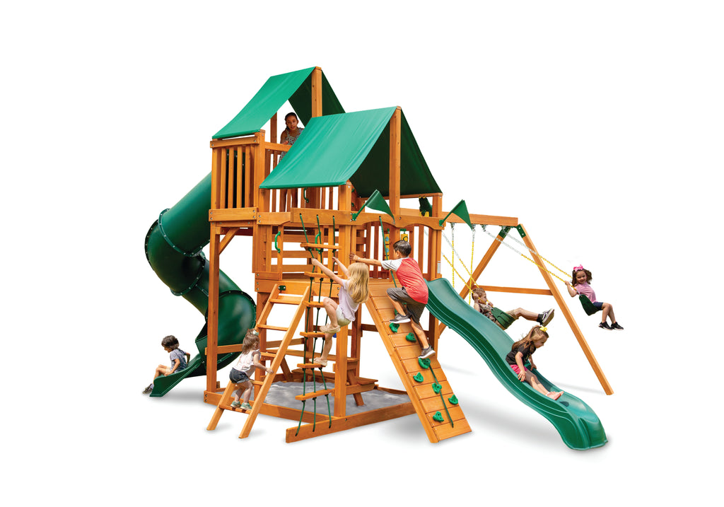 Cedar Playsets: Where Adventure and Elegance Meet — Backyard Oasis