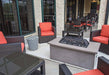 Solus Firetable at Marriott Ripken Stadium Hotel, blending hospitality with modern outdoor luxury.