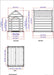 Technical dimension diagram of the Duramax Outdoor Pet Kennel, showing front elevation, side view, and top plan with measurements in centimeters and inches.