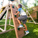 KidkraftEmeraldChallengeSwingSet-kid-climbing-