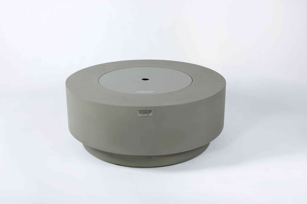 Lid Covered Elementi Plus Colosseo Fire Pit Table 