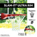 Detailed view of the Slam-It Ultra Rim on the Lifetime Adjustable Portable Basketball Hoop, showcasing the solid steel construction.