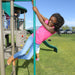 Girl climbing the ladder of the Lifetime Adventure Tower Deluxe playset.