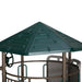 Green roof section of the Lifetime Adventure Tower Playset, SKU 91200.