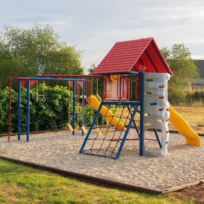 Metal Swing Lifetime A Frame Swing Set LIFETIME PRODUCTS Vraiment