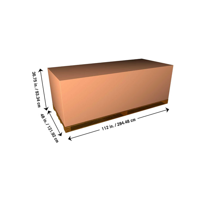 Dimensioned image of a bronze planter box showing length, width, and height measurements.