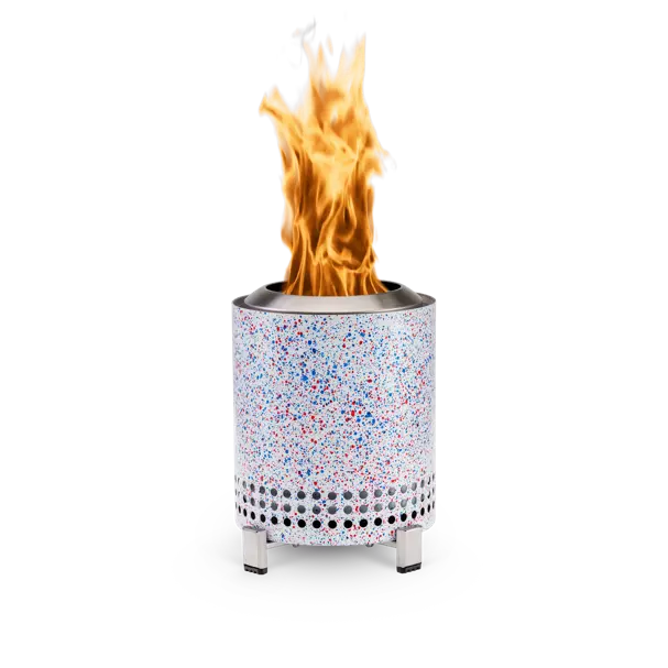 Tabletop Fire Pit Mesa	Solo Stove in Speckled Glory on white background.