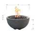 Modeno Nantucket Fire Bowl - OFG116 dimensions