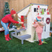 Christmas themed wooden playset