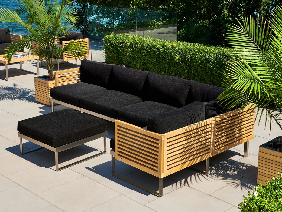 Monterey	Furniture Set	at seaside with tropical plants