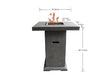 Elementi Montreal Bar Table - OFG221 spec drawing
