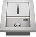 Stainless steel single range top burner with protective lid, Napoleon Grills Built-In 500 Series.