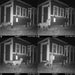 Nighttime security view of an OverEZ small chicken coop monitored by a camera, with potential predator activity.