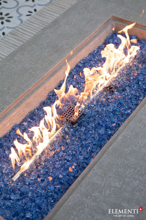 Elementi Plus Riviera Rectangular Concrete Fire Pit