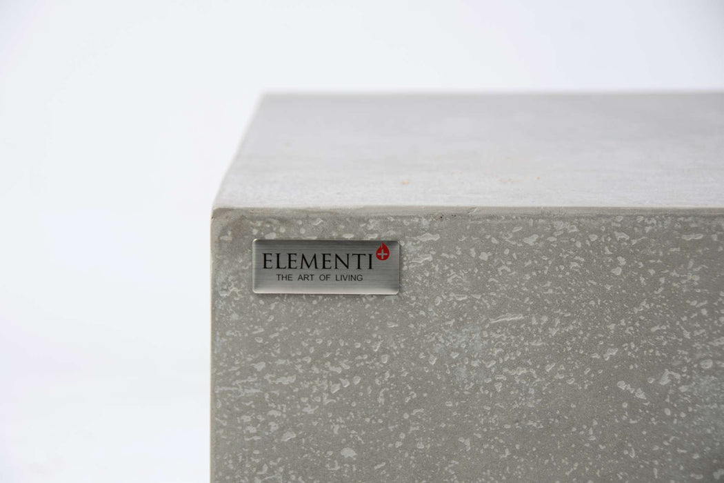 Elementi Plus Monte Carlo Rectangular Concrete Fire Pit Table