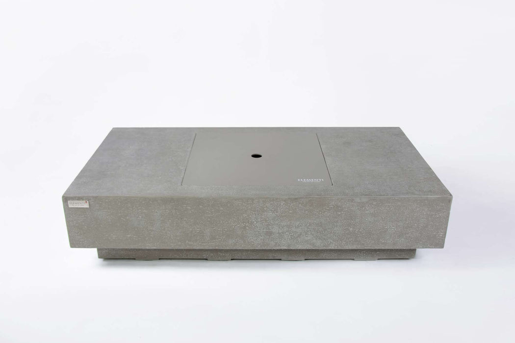 Elementi Plus Monte Carlo Rectangular Concrete Fire Pit Table