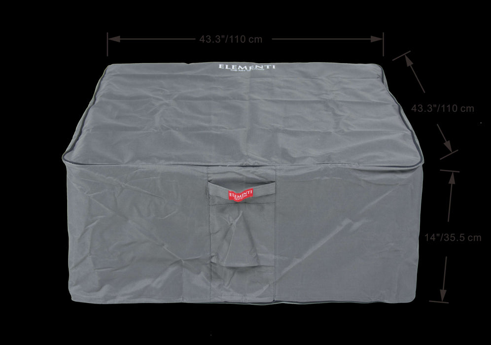 OFG419 Dark Grey Bergamo Canvas Cover