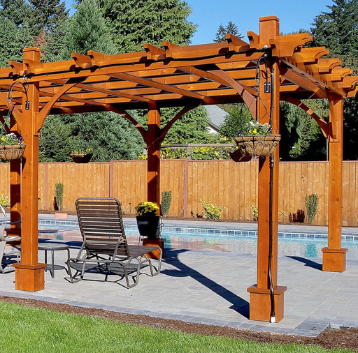 Breeze Pergola 14×16 with pool chair