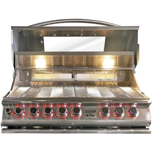 40 inch grill with lights and knobs