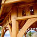 wood details of 10′ Bayside Gazebo with Screen Kit