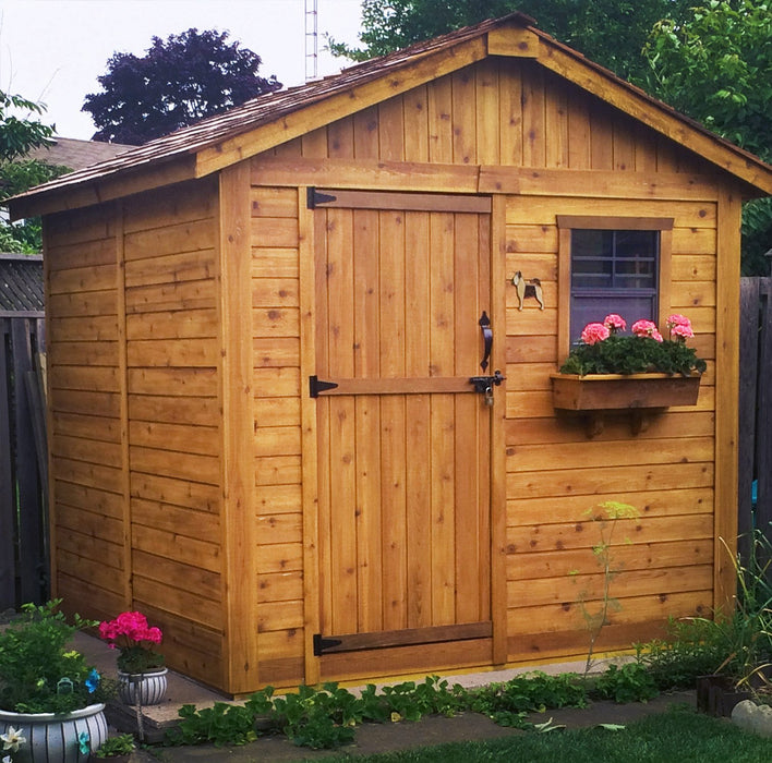 front angle of 8x8 Gardener Shed