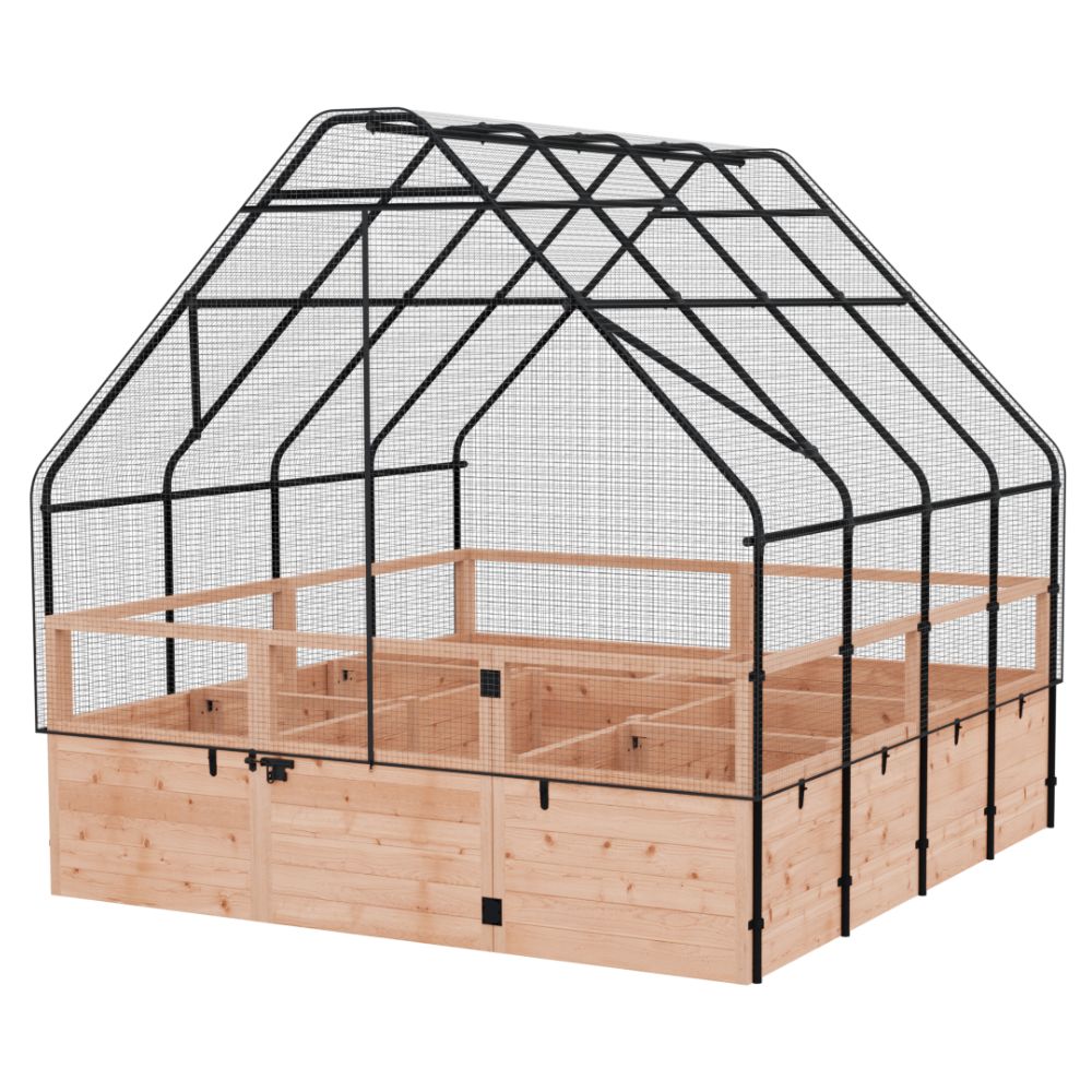 product image of Garden in a Box With Birdnetting Cover 8 x 8