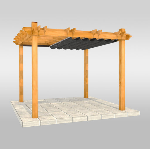 Pergola with Retractable Canopy 10×10 product image