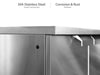 Outdoor Kitchen Stainless Steel	Cabinet featuring 304 stainless steel countertop and corrosion and rust-resistant frame