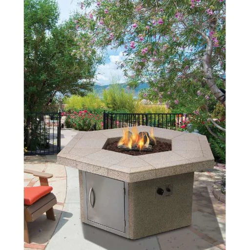 Cal Flame Fire Pit at the garden
