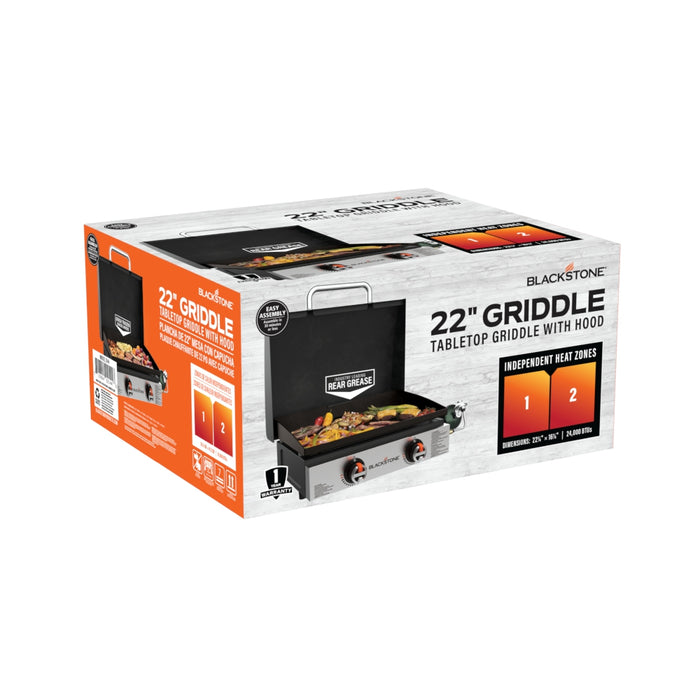 Packaged 22in griddle tabletop