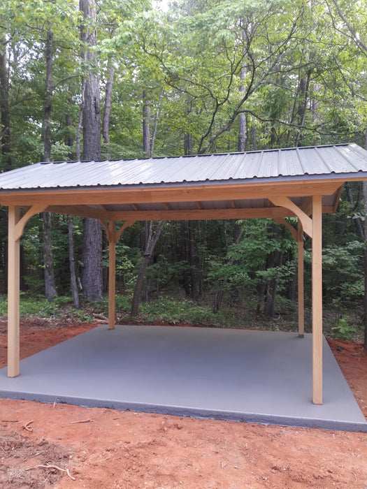 12 x 15 Pavilion-In-A-Box -  on a cemented floor