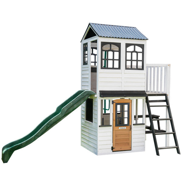 Wooden Playhouse Step Woodland Playhouse KidKraft Woodland View