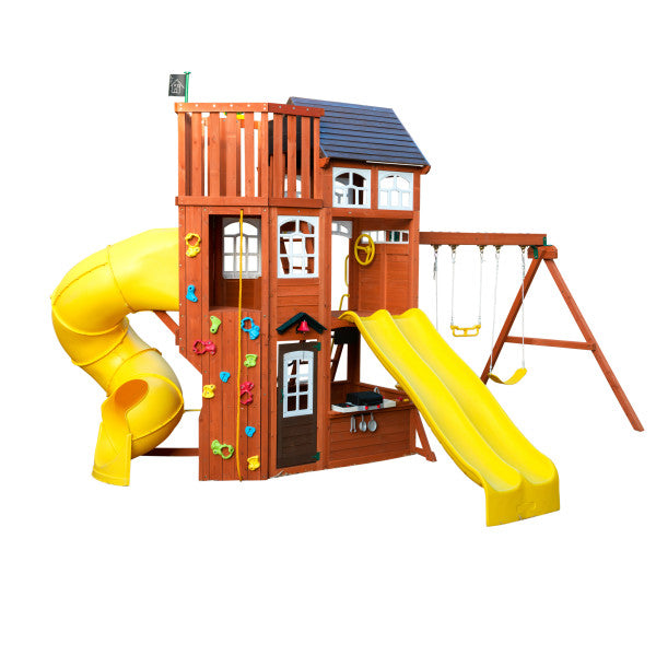 KidKraft Lookout Extreme Swing Set Thrilling 3-Story Playset