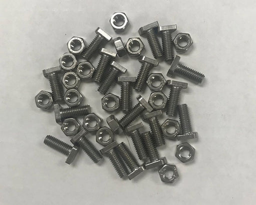A set of Exaco RIGA T-Bolts - Stainless Steel by Exaco, perfect as aluminum frame accessories, displayed on a plain white surface.
