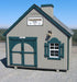Side view of The Firehouse Playhouse by Little Cottage Company.