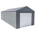 Sojag Everest Snow/Wind Rated Garage 12 x 25 ft. in Charcoal on a white background
