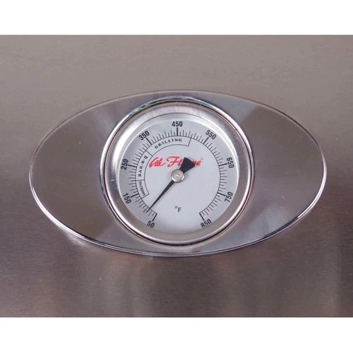 Built-in Convection Propane Grill temperature gauge
