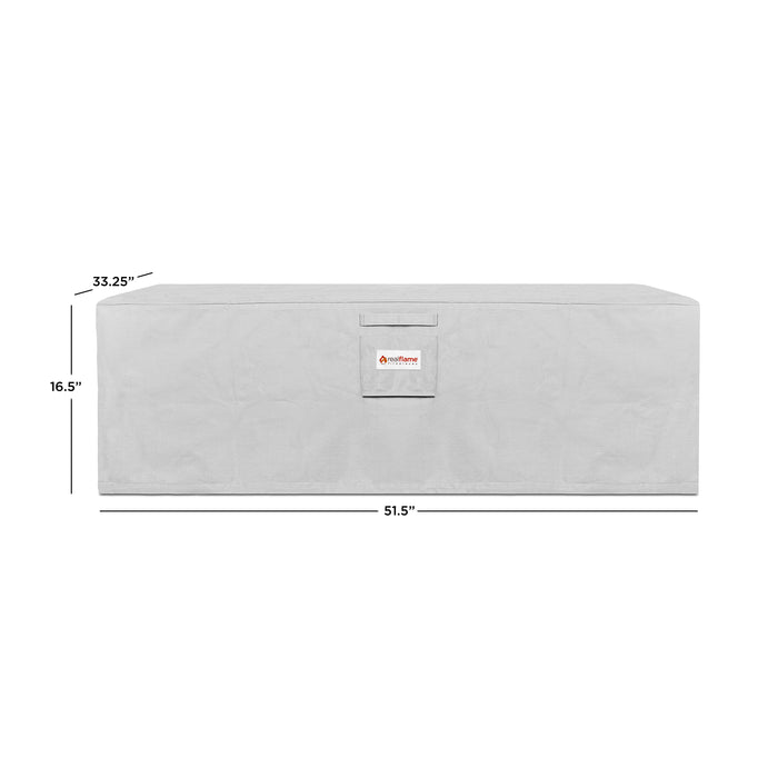 Real Flame A9650 Storage Cover for Rectangle Aegean or Baltic Fire Tables dimensions