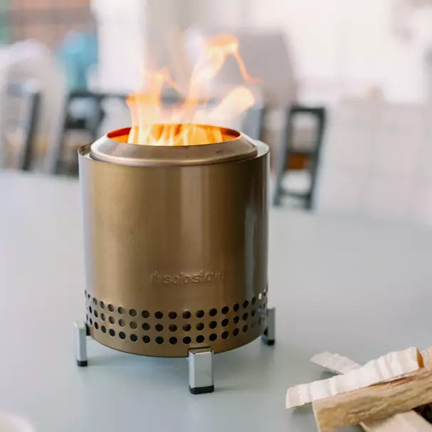 Solo Stove Mesa Portable Tabletop Fire Pit with Fuel Flexibility