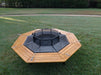 The Jag Eight Fire Pit Grill 3-in-1 BBQ Grill, Fire Pit & Table outdoor