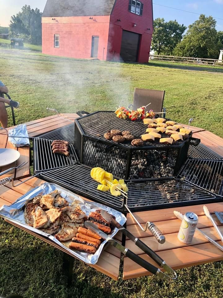 The Jag Eight Fire Pit Grill Unleash Flavorful BBQ Gatherings
