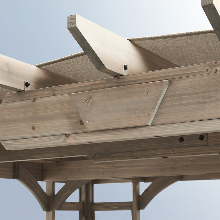 Yardistry Madison Pergola 10x14 - Timber Gray | Outdoor Luxury ...