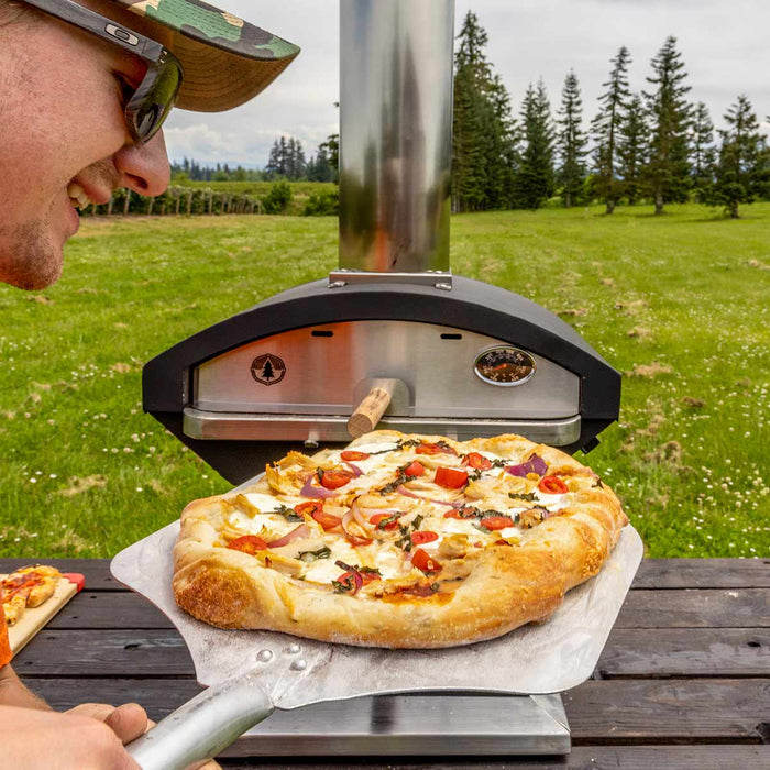 Timber Stoves Burner Box with pizza
