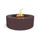 Java Unity Fire Pit Powder Coated Steel, lit in white background
